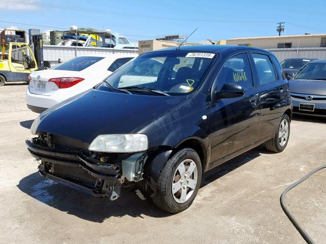 KL1TD66606B665727 - 2006 CHEVROLET AVEO BASE Qara foto 2