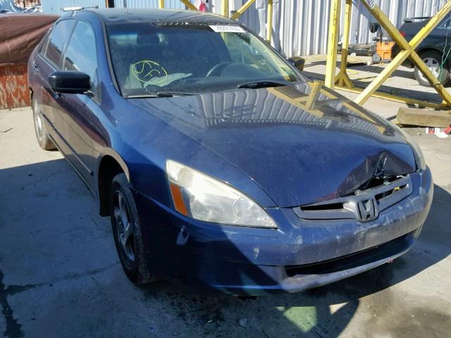 1HGCM56143A056215 - 2003 HONDA ACCORD DX BLUE photo 1