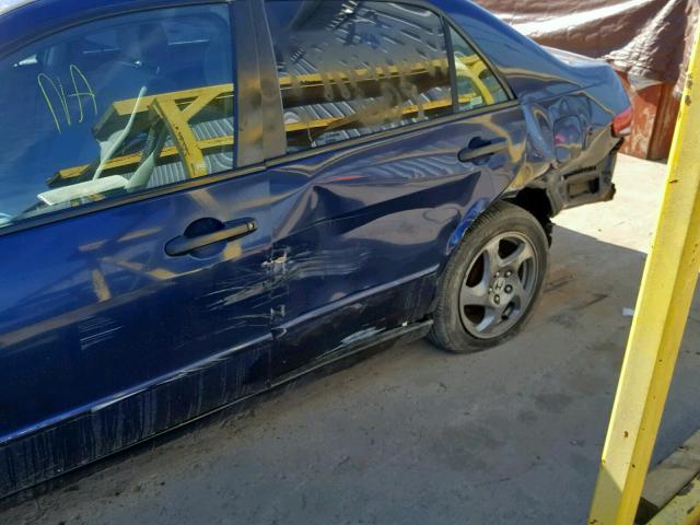 1HGCM56143A056215 - 2003 HONDA ACCORD DX BLUE photo 9