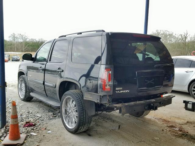 1GKFC13017R333188 - 2007 GMC YUKON BLACK photo 3