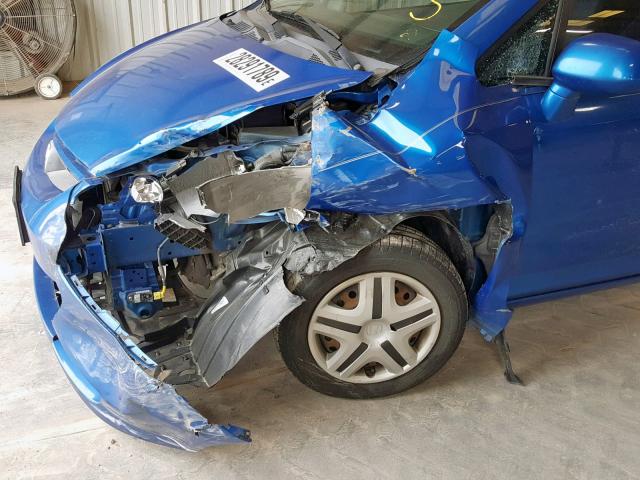 JHMGD384X7S063891 - 2007 HONDA FIT BLUE photo 9