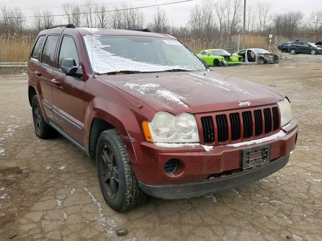 1J8GR48K17C597078 - 2007 JEEP GRAND CHER RED photo 1