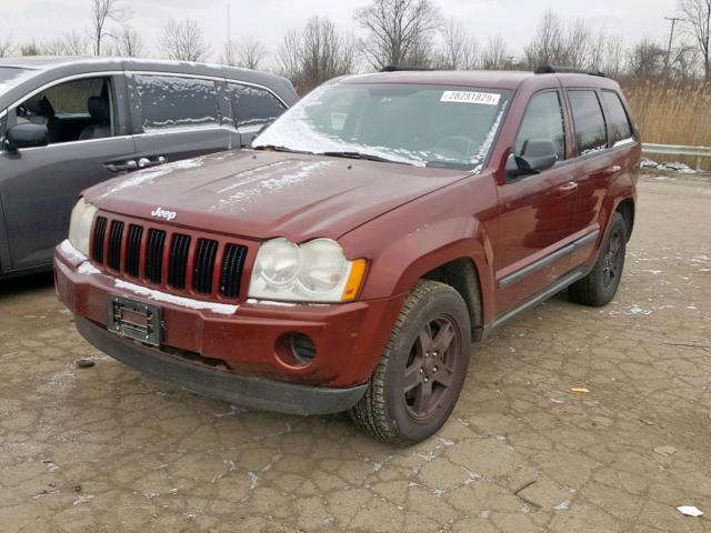 1J8GR48K17C597078 - 2007 JEEP GRAND CHER RED photo 2