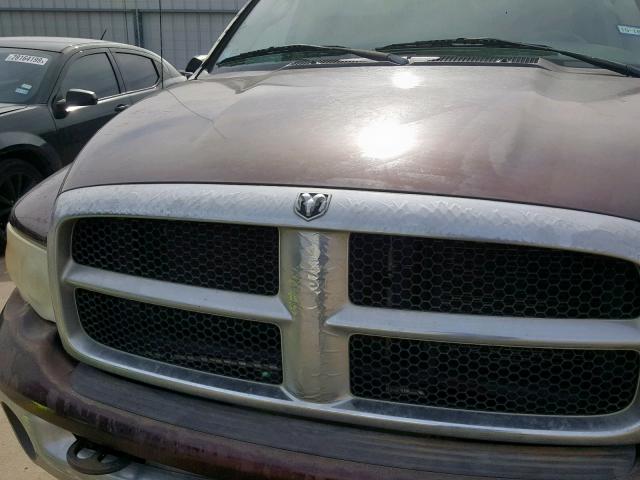 1D7KS28DX5J635143 - 2005 DODGE RAM 2500 S MAROON photo 9