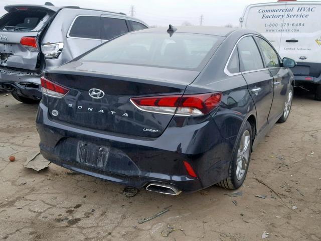 5NPE34AF2JH684626 - 2018 HYUNDAI SONATA SPO BLACK photo 4