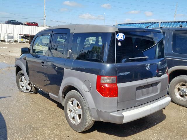 5J6YH18503L010221 - 2003 HONDA ELEMENT EX BLUE photo 3