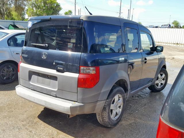 5J6YH18503L010221 - 2003 HONDA ELEMENT EX BLUE photo 4