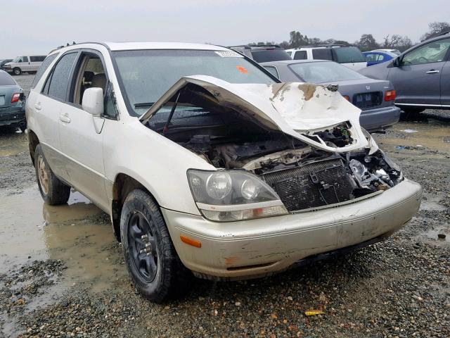 JT6HF10U4X0092418 - 1999 LEXUS RX 300 WHITE photo 1