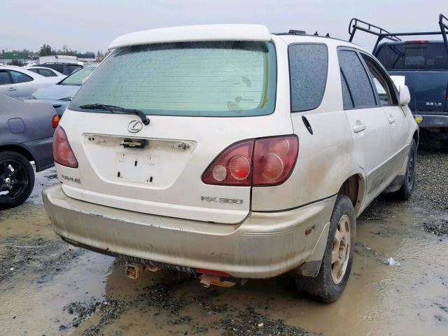 JT6HF10U4X0092418 - 1999 LEXUS RX 300 WHITE photo 4