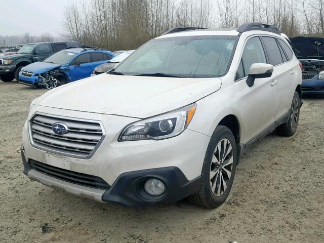 4S4BSENC9F3284976 - 2015 SUBARU OUTBACK 3. WHITE photo 2