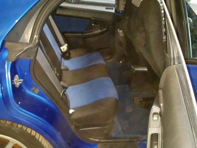 JF1GD70614L511212 - 2004 SUBARU IMPREZA WR BLUE photo 6