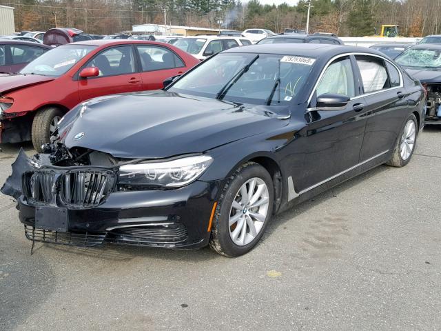 WBA7E4C59JGV23859 - 2018 BMW 740 XI BLACK photo 2