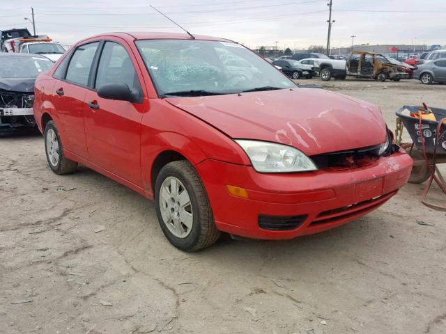 1FAFP34N76W228568 - 2006 FORD FOCUS ZX4 RED photo 1