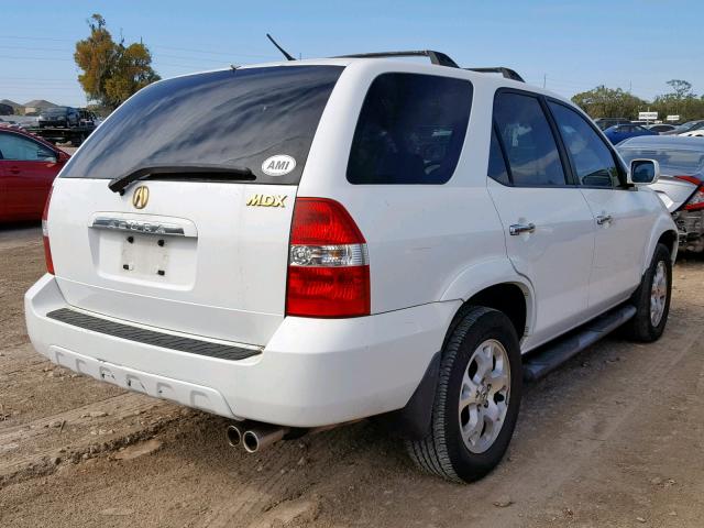 2HNYD18892H524618 - 2002 ACURA MDX TOURIN WHITE photo 4