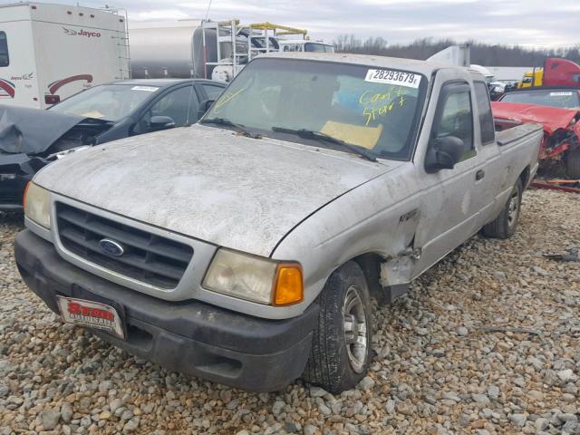 1FTYR14V03PB01118 - 2003 FORD RANGER SUP SILVER photo 2