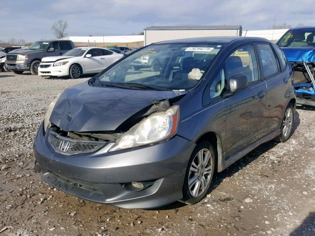 JHMGE8H58BC022293 - 2011 HONDA FIT SPORT GRAY photo 2