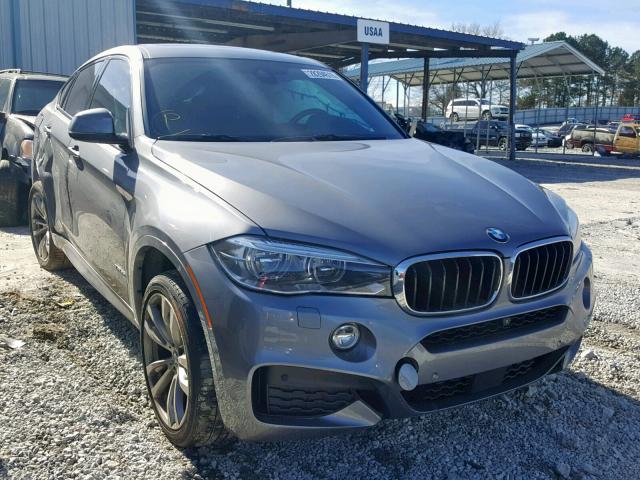 5UXKU2C58F0N76698 - 2015 BMW X6 XDRIVE3 GRAY photo 1