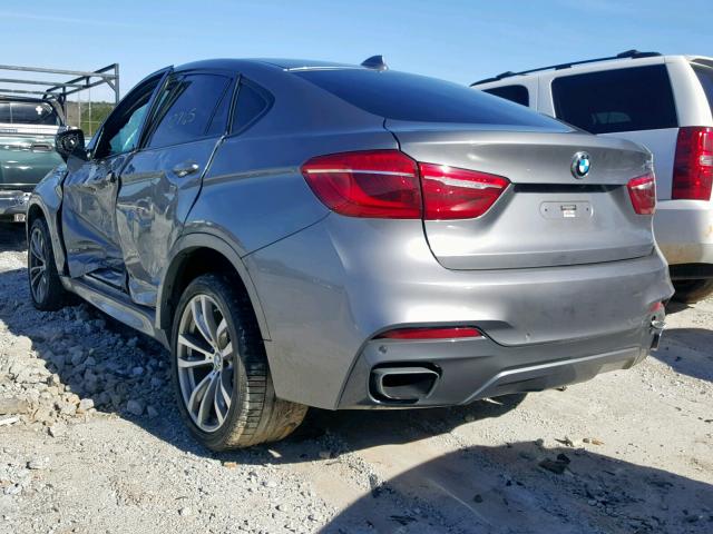 5UXKU2C58F0N76698 - 2015 BMW X6 XDRIVE3 GRAY photo 3