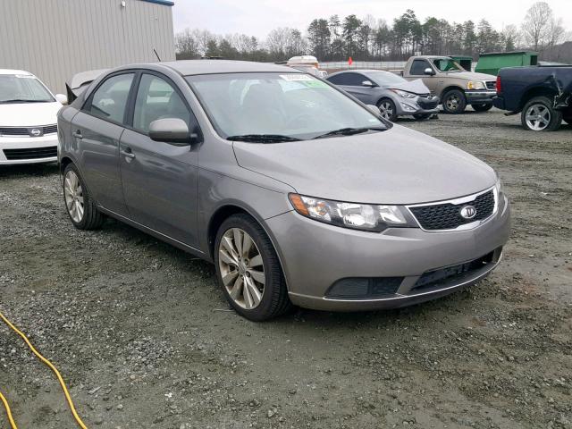 KNAFU4A27B5456053 - 2011 KIA FORTE EX GRAY photo 1