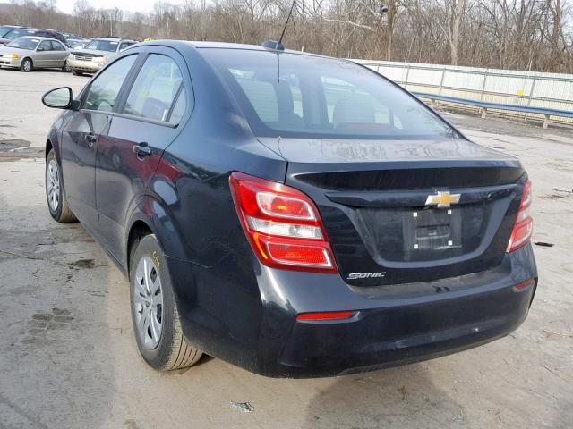 1G1JB5SH4H4162032 - 2017 CHEVROLET SONIC LS 黑色 照片 3