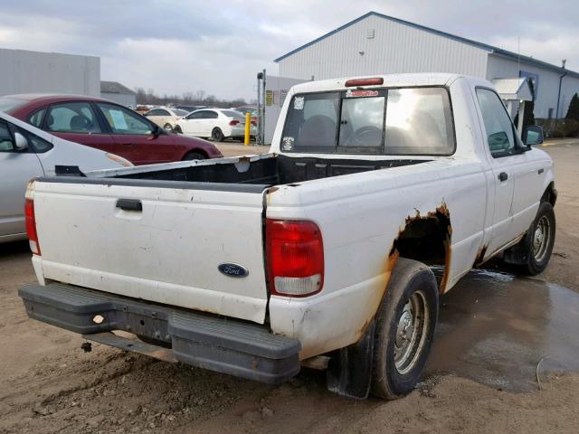 1FTYR10CXYTA37012 - 2000 FORD RANGER WHITE photo 4