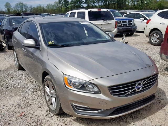 YV126MFB9F2300425 - 2015 VOLVO S60 PREMIE GRAY photo 1