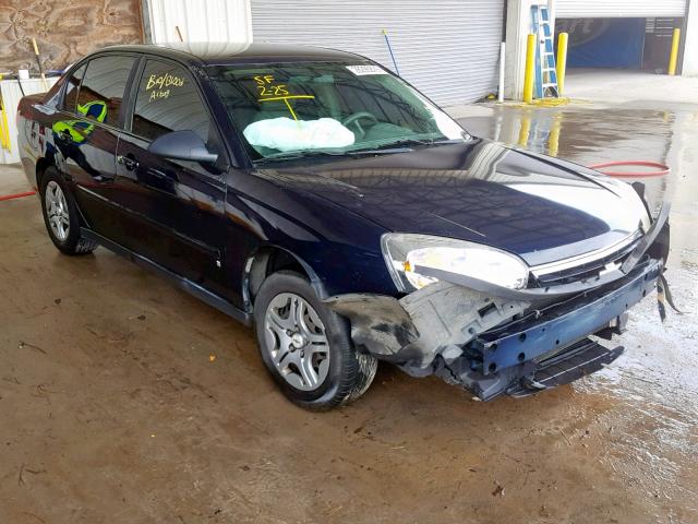 1G1ZS51F66F222039 - 2006 CHEVROLET MALIBU LS BLUE photo 1