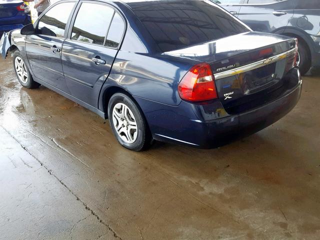 1G1ZS51F66F222039 - 2006 CHEVROLET MALIBU LS BLUE photo 3