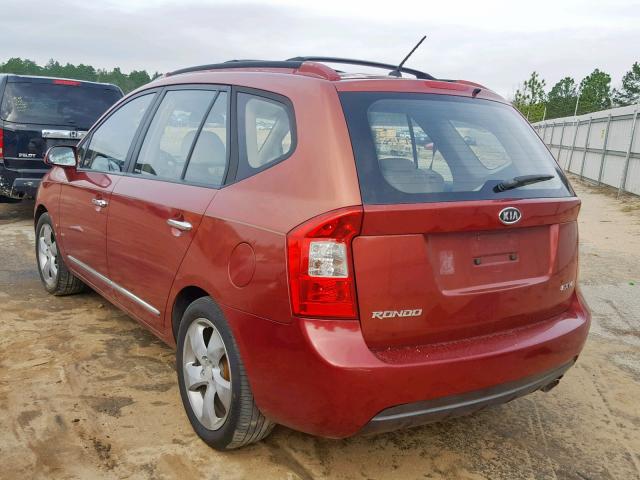 KNAFG526177043958 - 2007 KIA RONDO LX RED photo 3