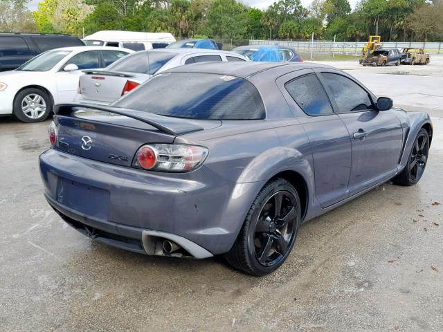 JM1FE173X60200281 - 2006 MAZDA RX8 GRAY photo 4