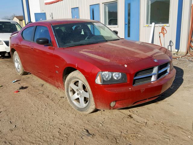 2B3KA33V49H571676 - 2009 DODGE CHARGER SX RED photo 1