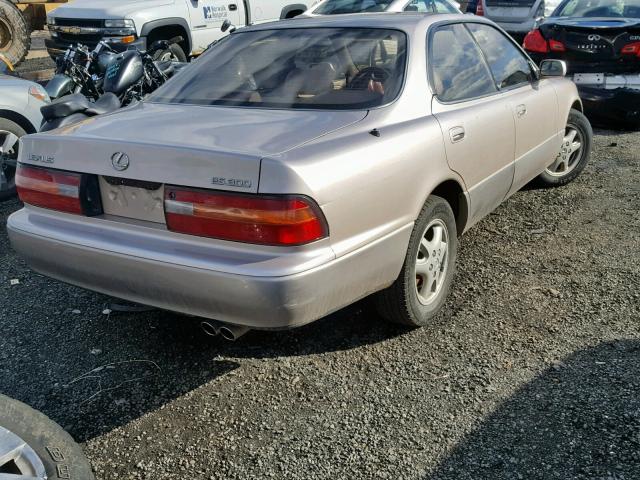 JT8BF12G6T0181082 - 1996 LEXUS ES 300 TAN photo 4