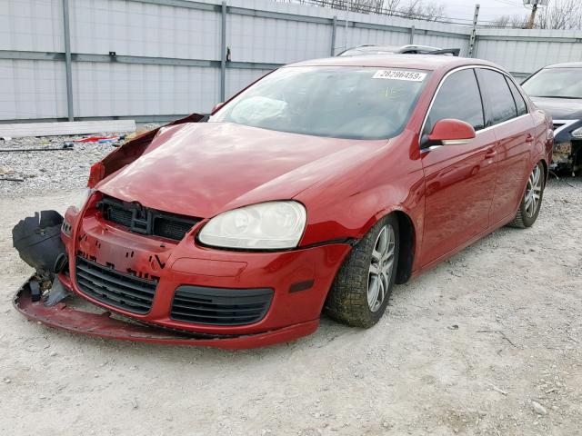 3VWSF71K46M736443 - 2006 VOLKSWAGEN JETTA 2.5 RED photo 2