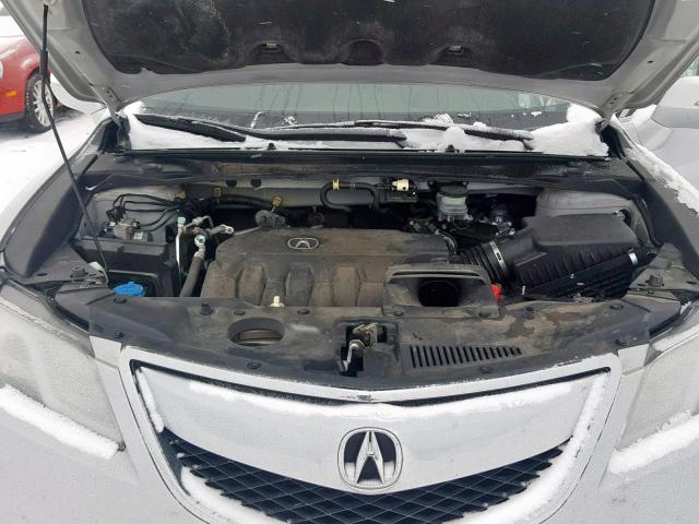 5J8TB4H36DL023396 - 2013 ACURA RDX SILVER photo 7