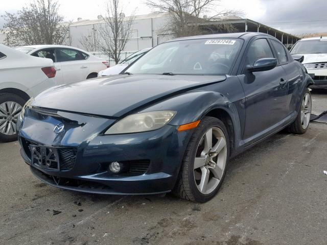 JM1FE173740129313 - 2004 MAZDA RX8 GREEN photo 2