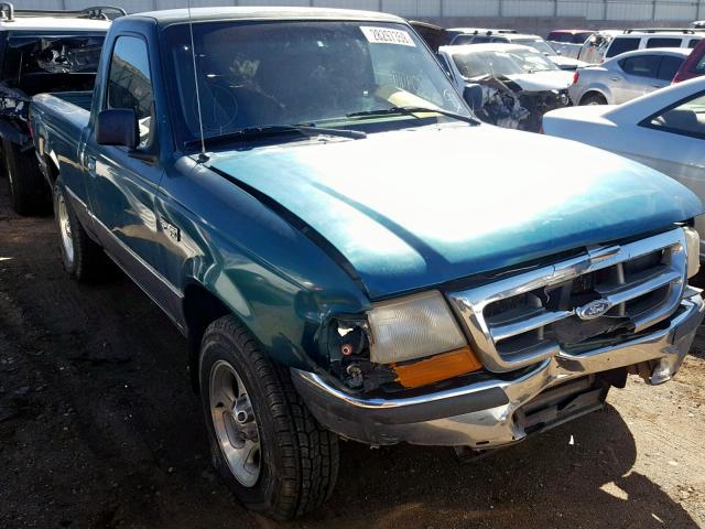 1FTYR10C2WUC97945 - 1998 FORD RANGER GREEN photo 1