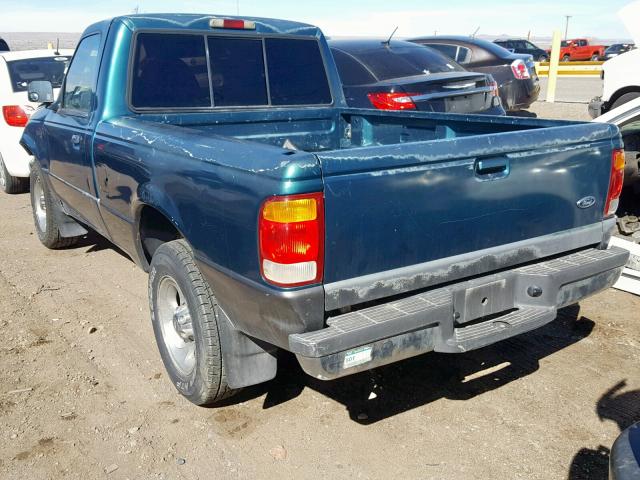 1FTYR10C2WUC97945 - 1998 FORD RANGER GREEN photo 3