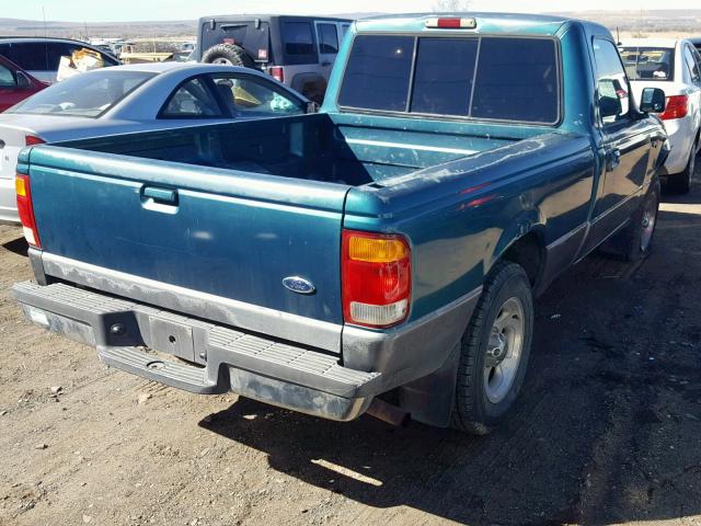 1FTYR10C2WUC97945 - 1998 FORD RANGER GREEN photo 4