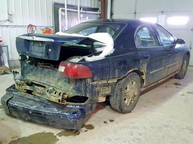 1MEHM55S71G638445 - 2001 MERCURY SABLE LS P BLUE photo 4