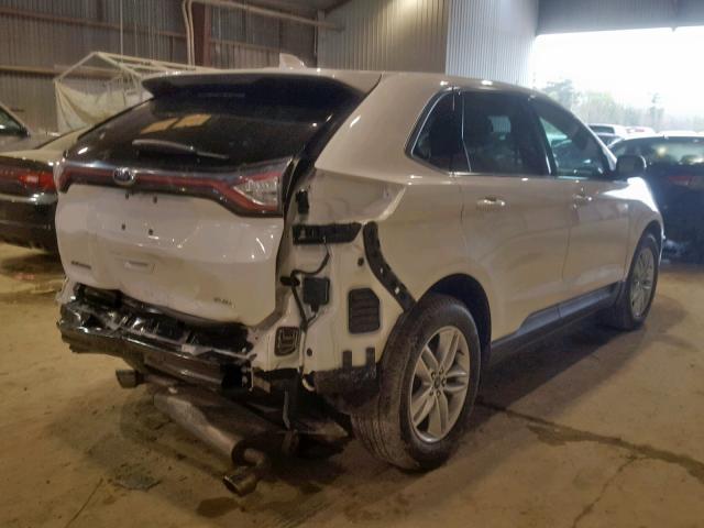 2FMPK3J85GBC23380 - 2016 FORD EDGE SEL WHITE photo 4