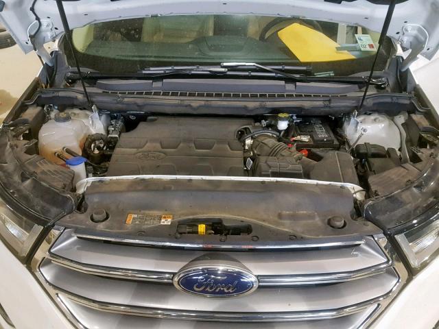 2FMPK3J85GBC23380 - 2016 FORD EDGE SEL WHITE photo 7