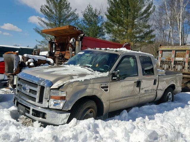 1FTWW30R38EC63445 - 2008 FORD F350 SRW S BROWN photo 2