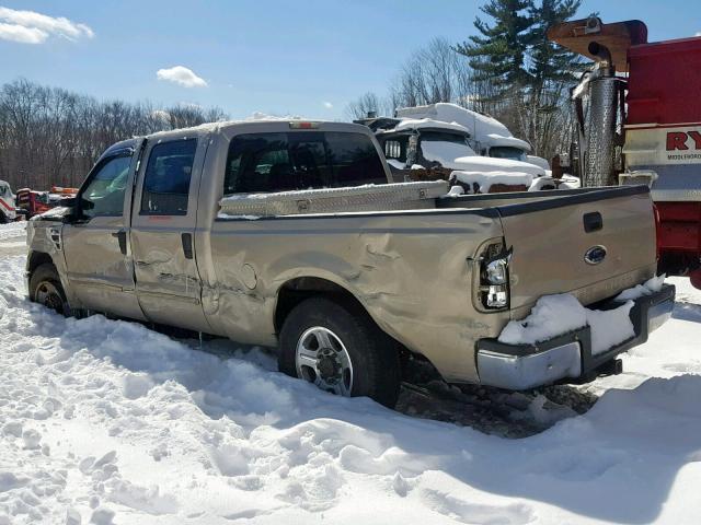 1FTWW30R38EC63445 - 2008 FORD F350 SRW S BROWN photo 3