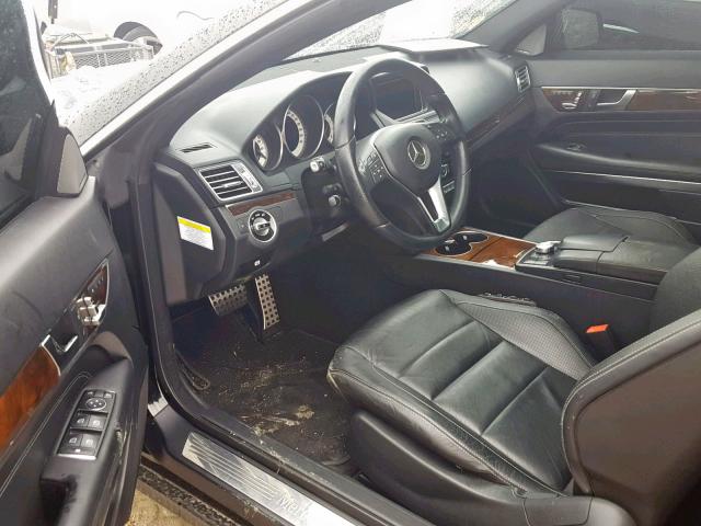 WDDKJ5KB5EF251303 - 2014 MERCEDES-BENZ E 350 BLACK photo 9