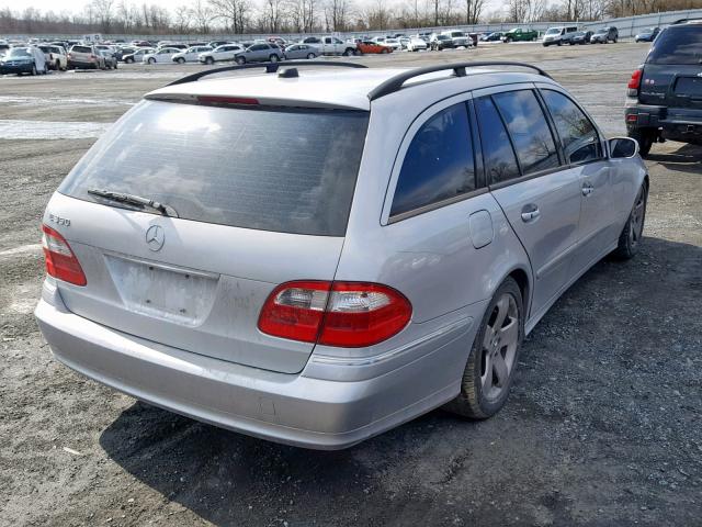 WDBUH65J85A687534 - 2005 MERCEDES-BENZ E 320 SILVER photo 4