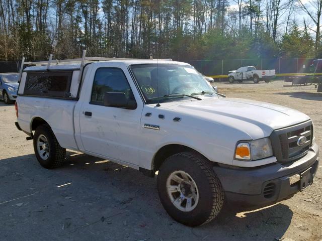 1FTYR10D37PA98685 - 2007 FORD RANGER WHITE photo 1