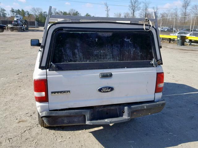 1FTYR10D37PA98685 - 2007 FORD RANGER WHITE photo 9