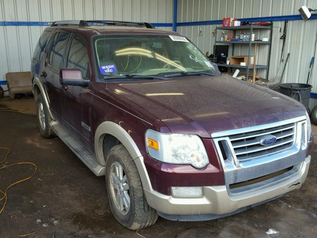 1FMEU74826UA22422 - 2006 FORD EXPLORER E MAROON photo 1