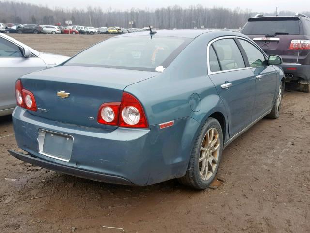 1G1ZK57BX9F175283 - 2009 CHEVROLET MALIBU LTZ TEAL photo 4