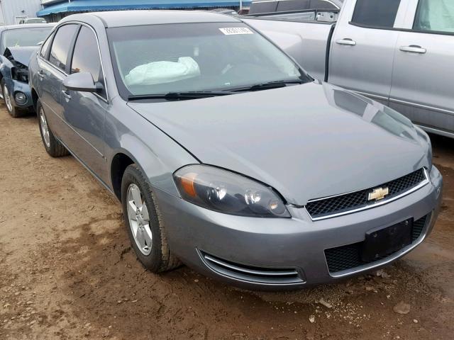 2G1WT58N881343274 - 2008 CHEVROLET IMPALA LT GRAY photo 1